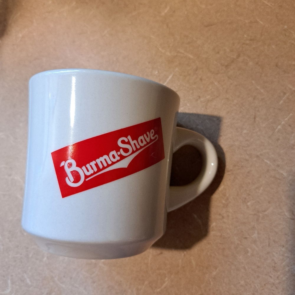 Burma Shave Mug Collectible